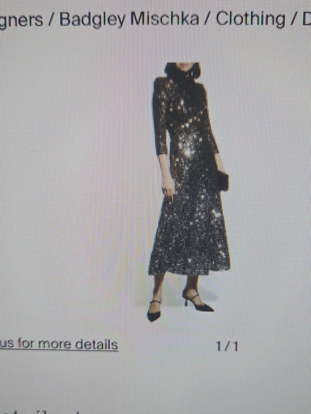 Badgley Mischka Ombre 3/4 Collared Dress size 6 - Picture 10 of 10